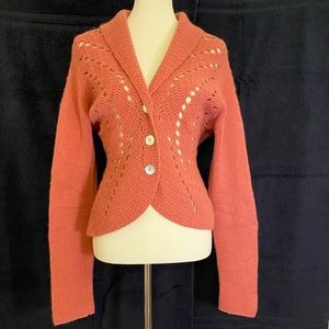 Evelyn Lambs wool, and angora knit 🧶 cardigan